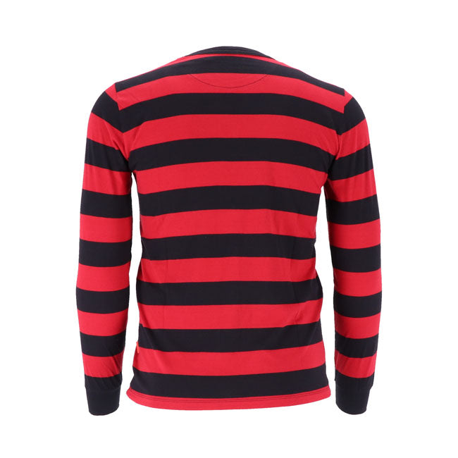 13 1/2 Behind Bars Longsleeve Rot/Schwarz