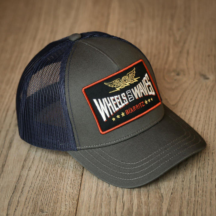 Wheels & Waves Trucker Cap Firebird Patched