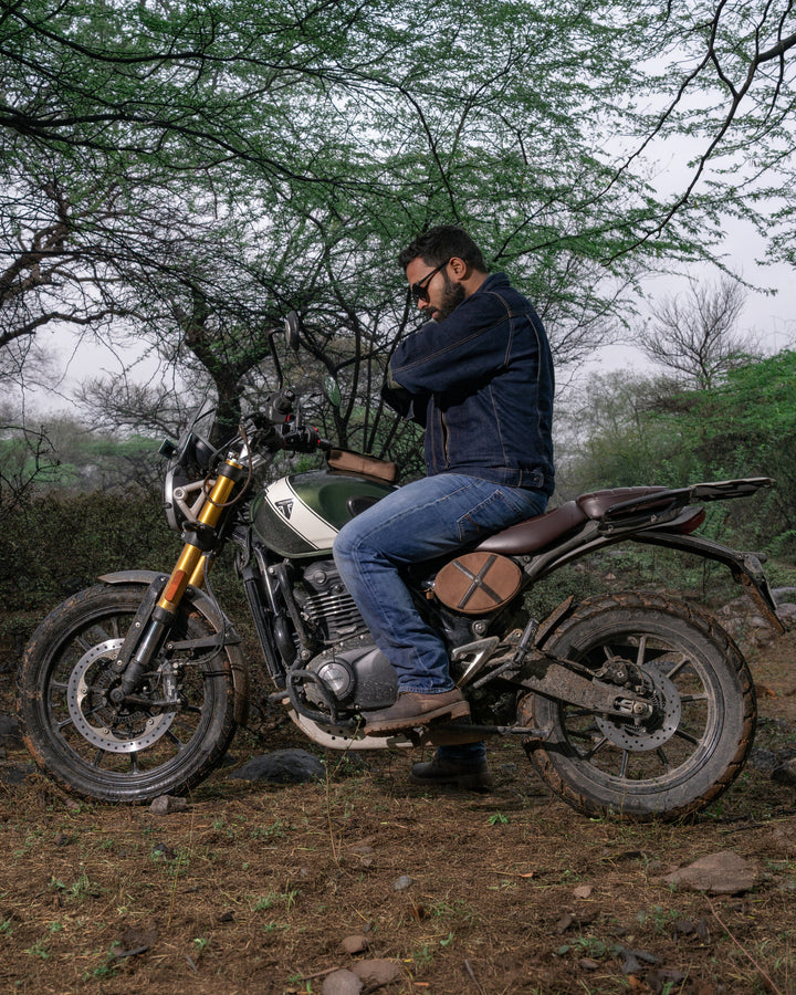 Trip Maschine Scrambler Egg: Side Panel Bag for Triumph Scrambler 400x/xc