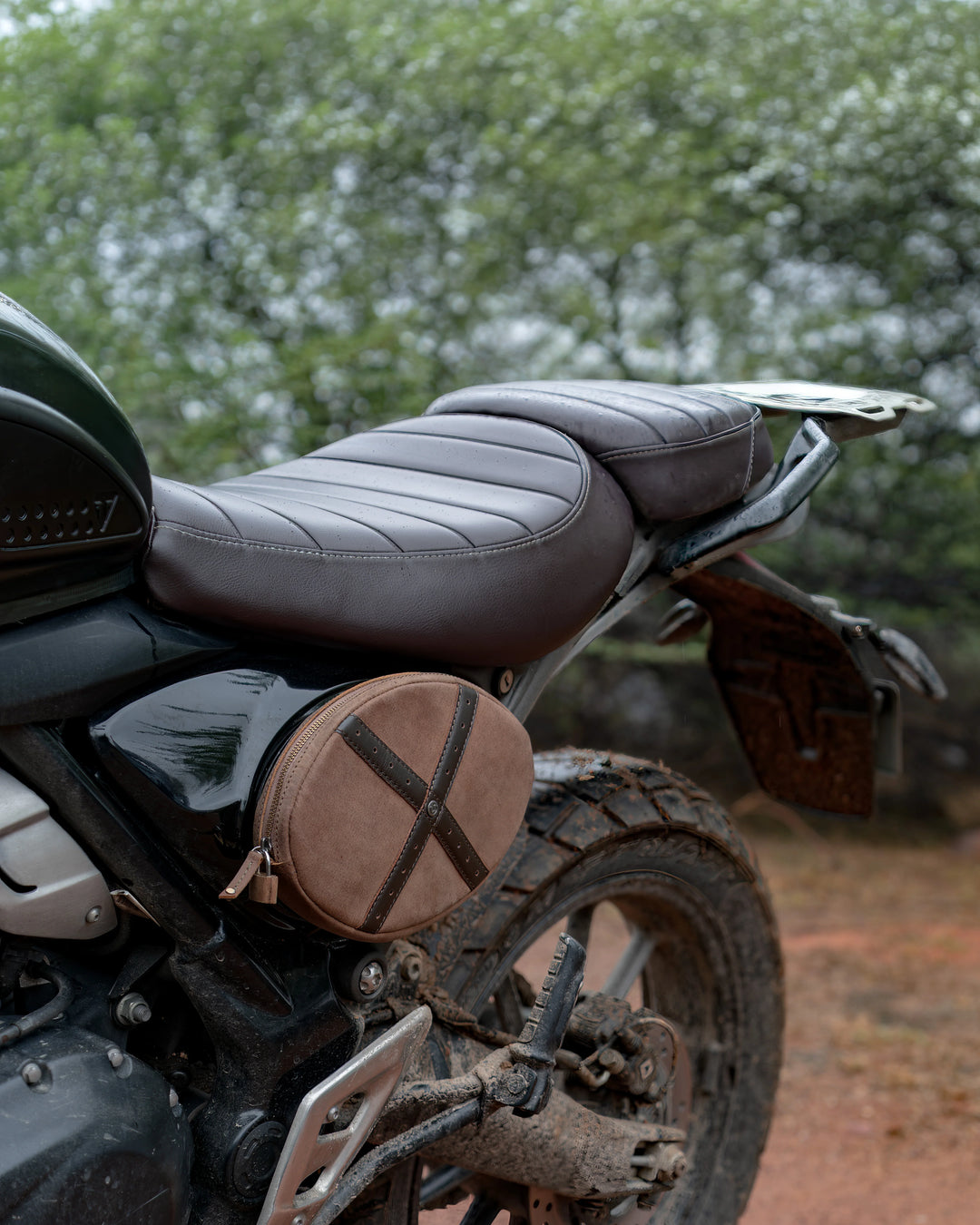 Trip Maschine Scrambler Egg: Side Panel Bag for Triumph Scrambler 400x/xc