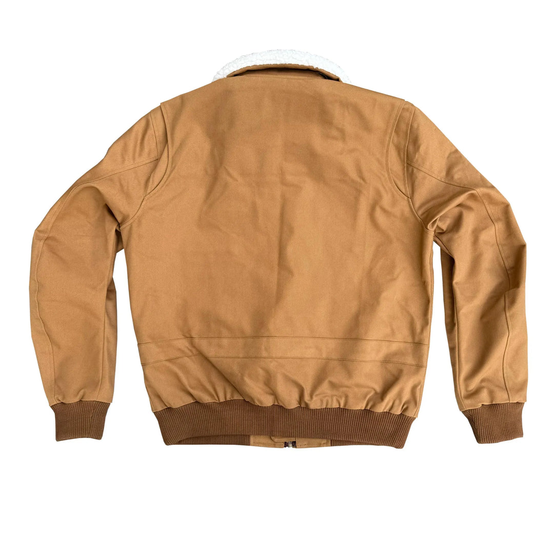 Age of Glory Cockpit Canvas Jacket Caramel