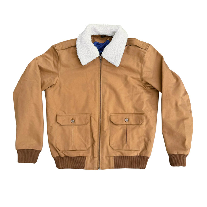 Age of Glory Cockpit Canvas Jacket Caramel