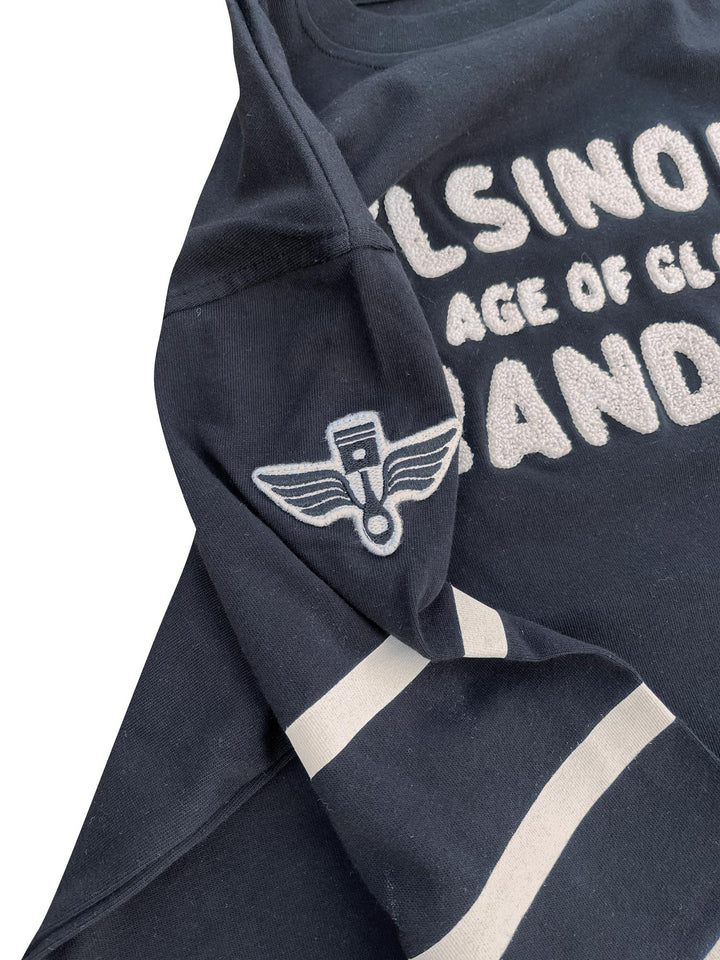 Age of Glory Elsinore LS Tee Washed Schwarz