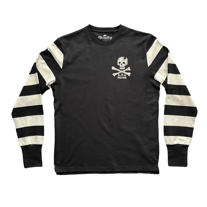 Age of Glory Marauder LS Tee Washed Schwarz / Ecru