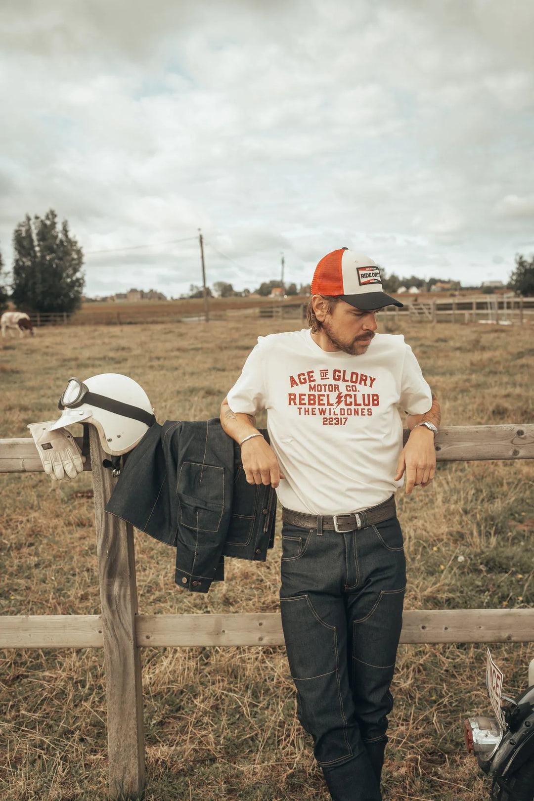 Age of Glory The Wild Ones Tee Off-white