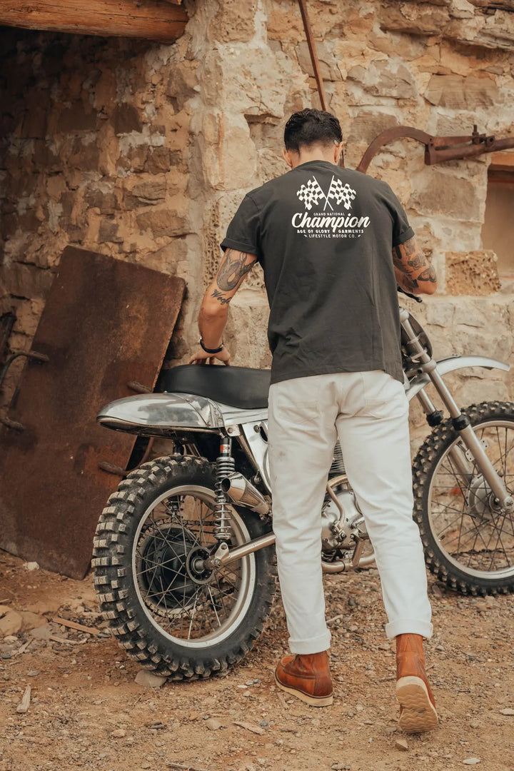 Age of Glory Victory Tee Washed Black