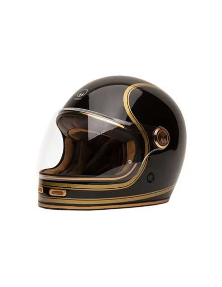 MÂRKÖ Full Moon 2 Integralhelm Schwarz/Gold