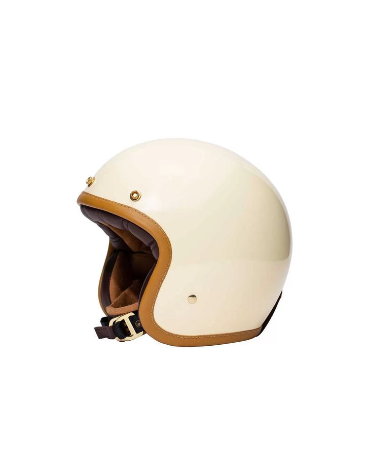 MÂRKÖ The Classic Motorrad Jethelm Creme