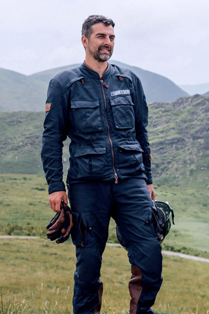 North of Berlin Dryzone Man Blau - Jacke & Hose – Bundle für anspruchsvolle Abenteurer