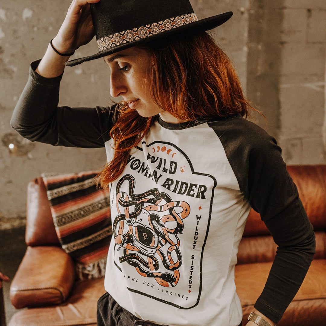 Wildust Baseball Shirt Wild Woman Rider