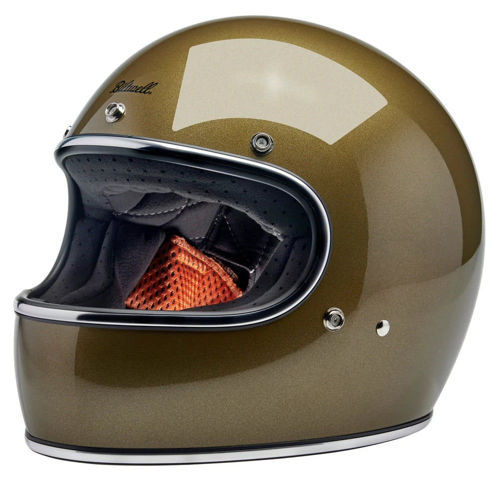 Biltwell Gringo Helmet Ugly Gold Metallic