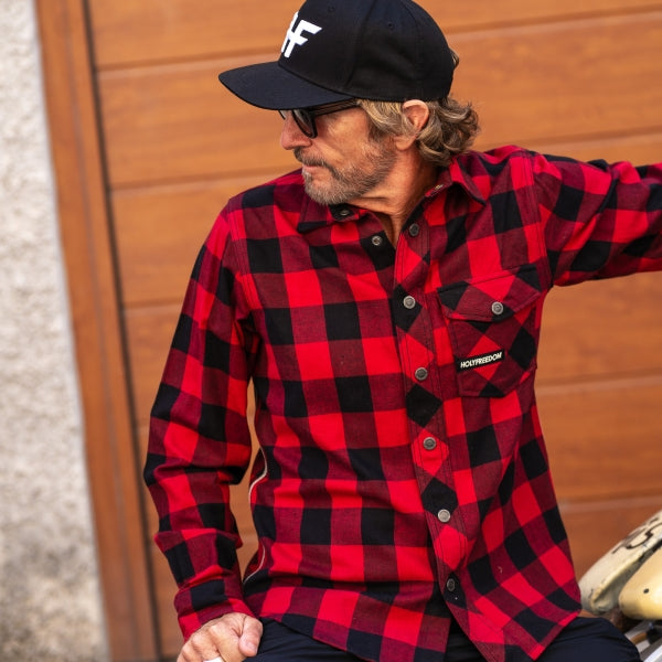 Holyfreedom Jessie James Red Flannel Shirt