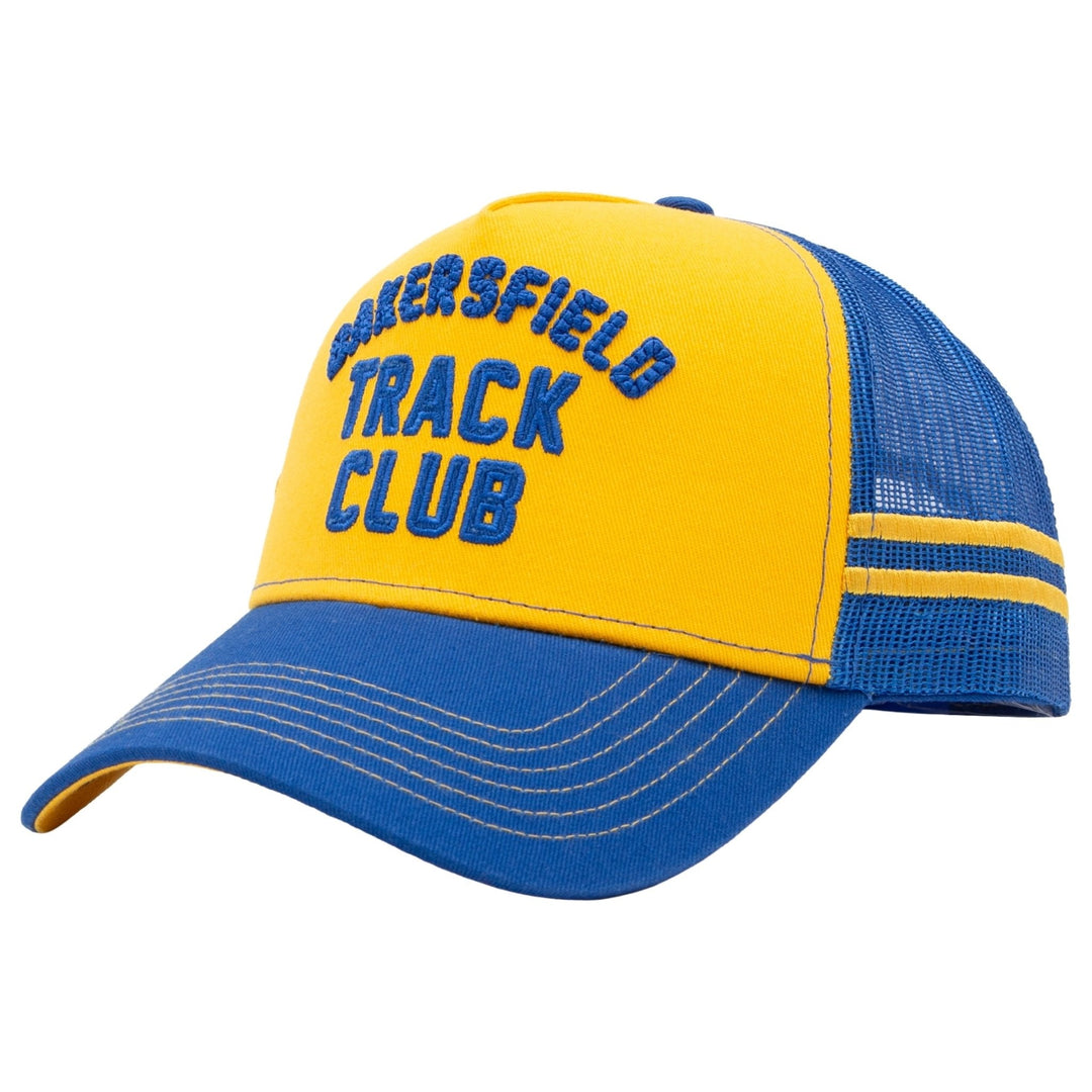 King Kerosin Bakersfield Track Club Trucker Cap Navy/Gelb – Ansicht 1