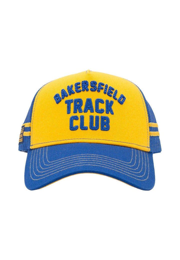 King Kerosin Bakersfield Track Club Trucker Cap Navy/Gelb – Ansicht 10
