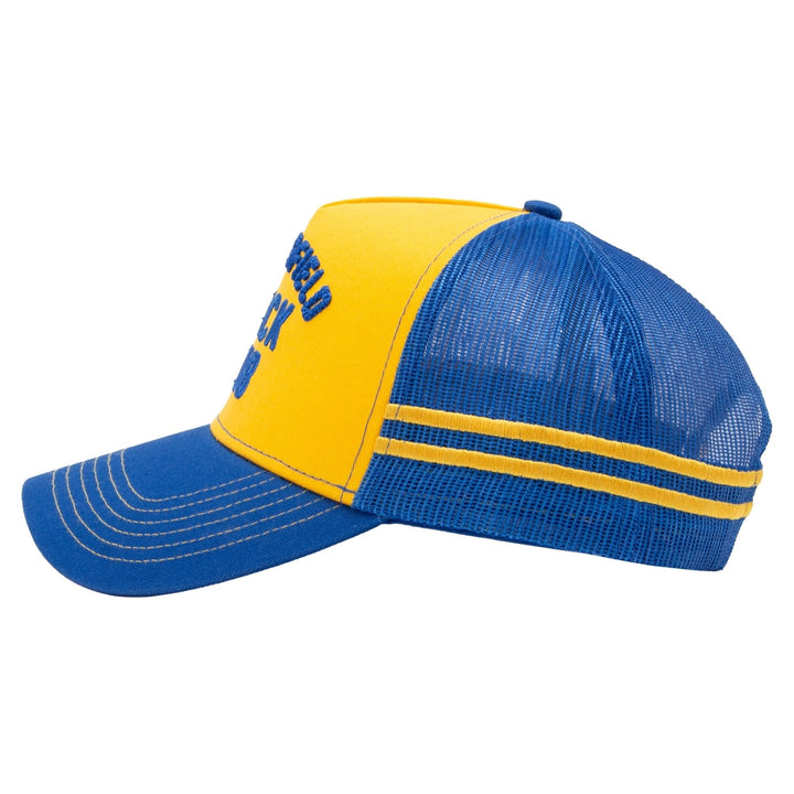 King Kerosin Bakersfield Track Club Trucker Cap Navy/Gelb – Ansicht 4