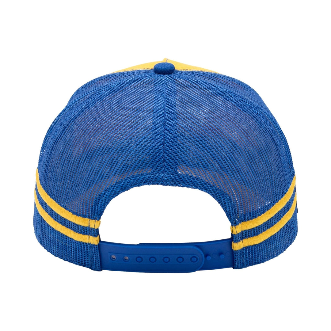 King Kerosin Bakersfield Track Club Trucker Cap Navy/Gelb – Ansicht 8