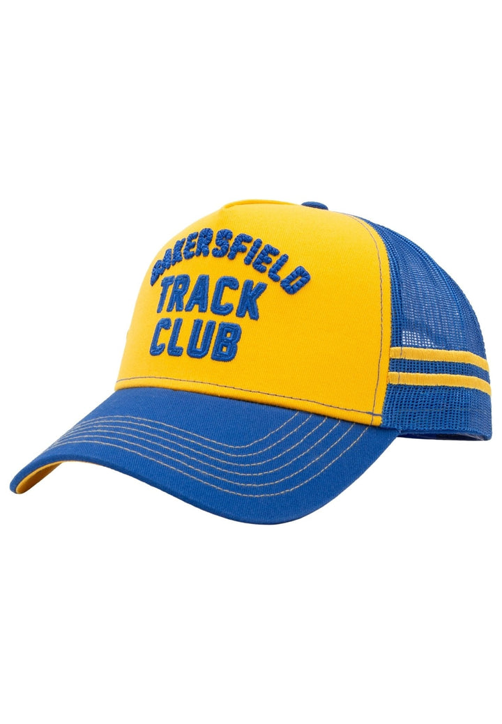King Kerosin Bakersfield Track Club Trucker Cap Navy/Gelb – Ansicht 9