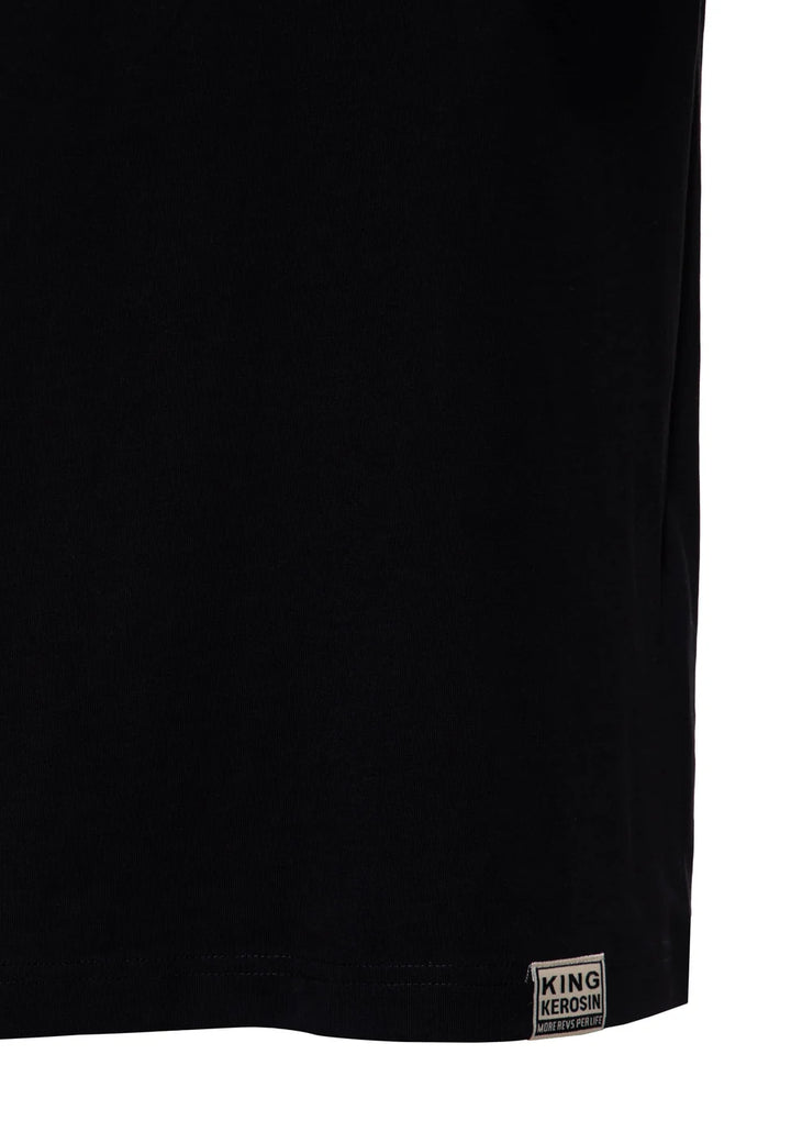 King Kerosin T-Shirt Bubble Gum in Schwarz – Ansicht 4