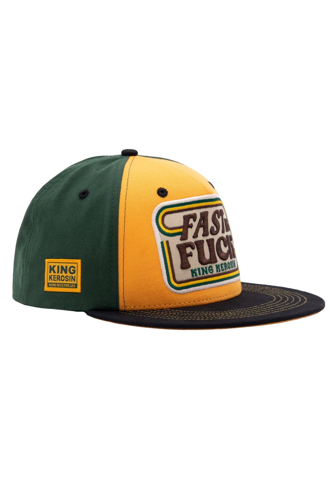 King Kerosin Flatbrim Cap «Fast As Fuck»
