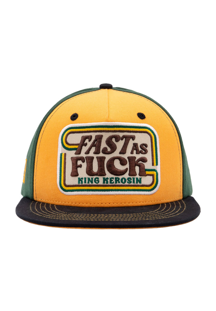 King Kerosin Flatbrim Cap «Fast As Fuck»