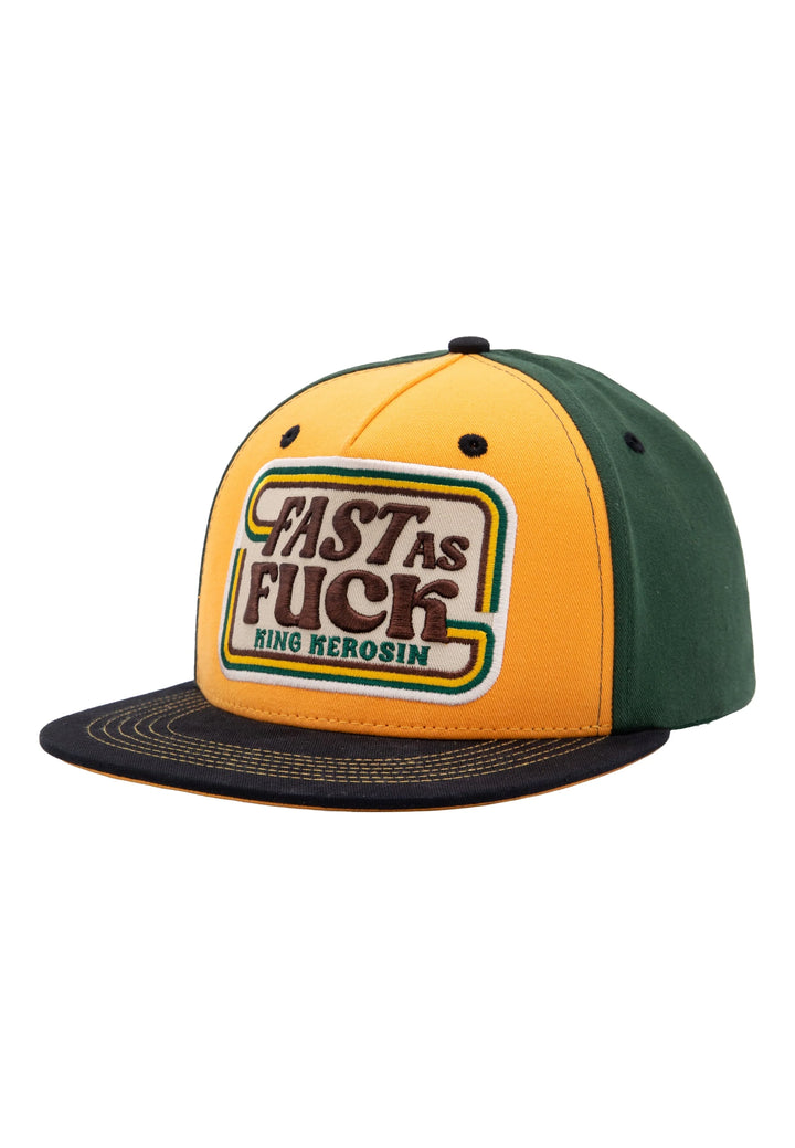 King Kerosin Flatbrim Cap «Fast As Fuck»
