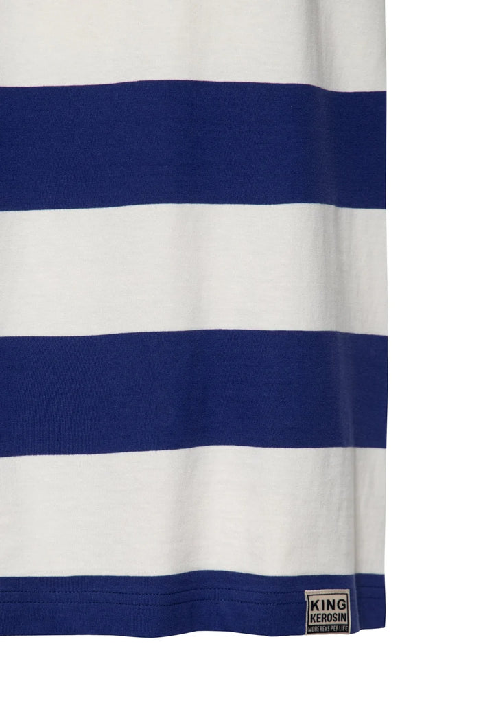 King Kerosin T-Shirt Sailors Grave in Blau – Ansicht 4