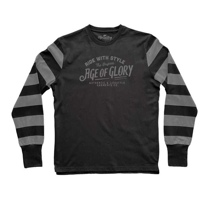 Age of Glory Original LS Tee Washed Black Grey