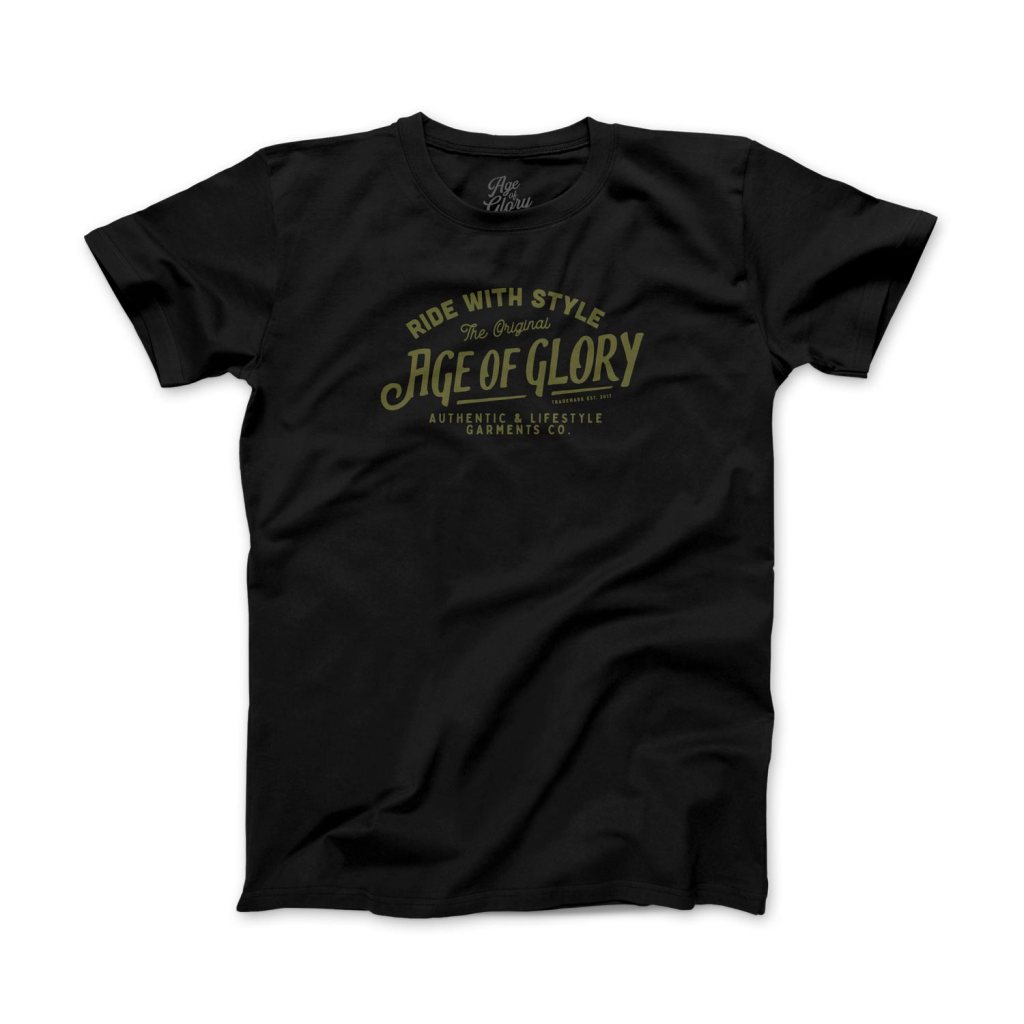 Age of Glory Original Tee Washed Black