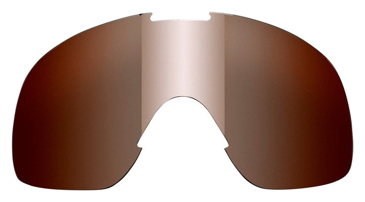 Biltwell Overland Goggle Lens Chrome Mirror Brown