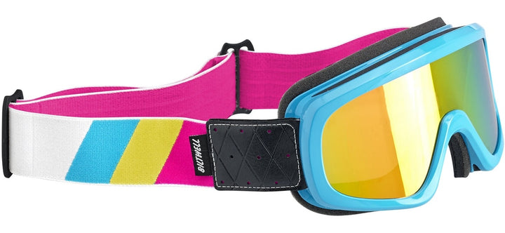 Biltwell Overland 2.0 Tri-Stripe Goggle Jet Boat