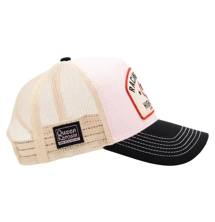 Queen Kerosin Trucker Straw Cap «Racing Queen»