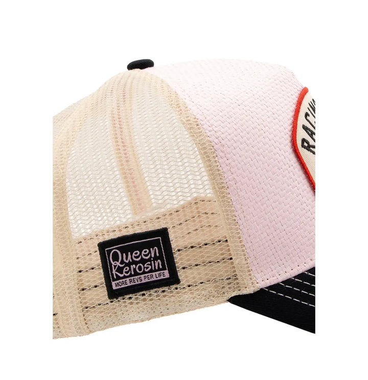 Queen Kerosin Trucker Straw Cap «Racing Queen»
