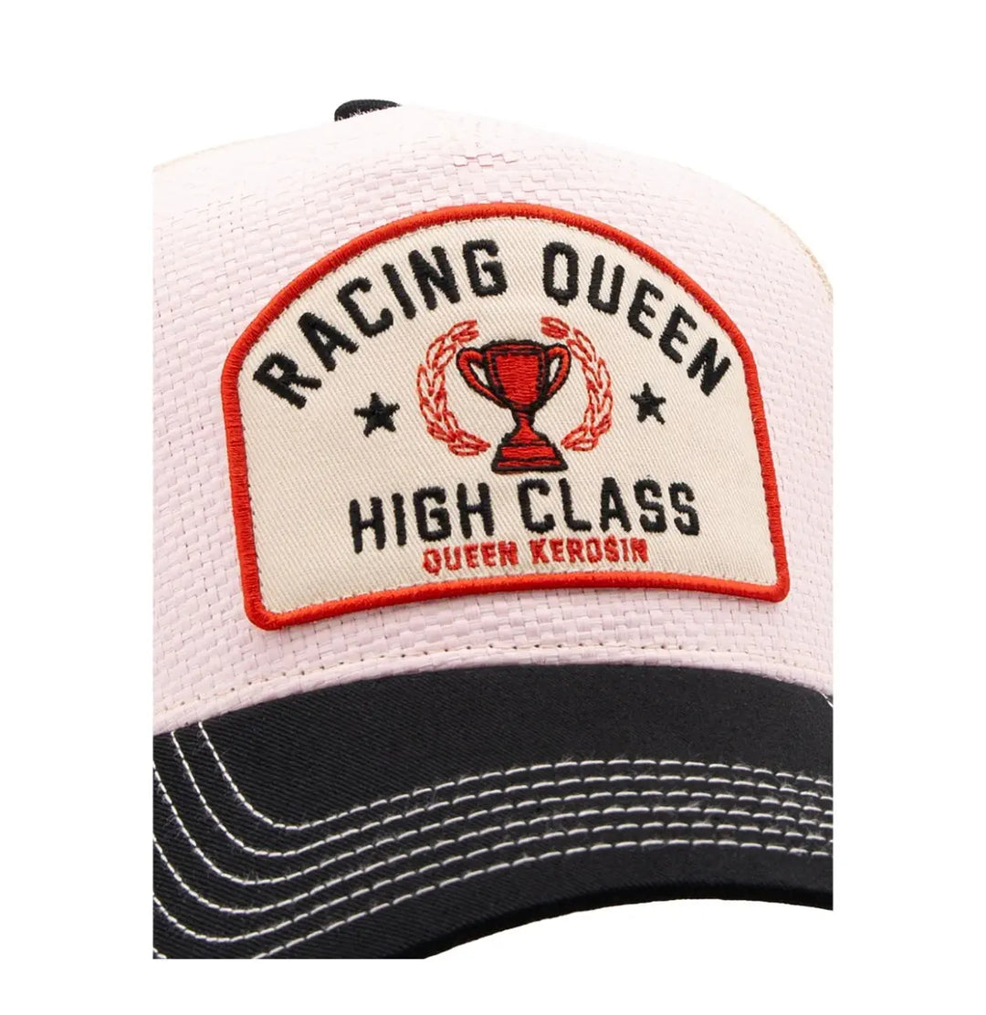 Queen Kerosin Trucker Straw Cap «Racing Queen»