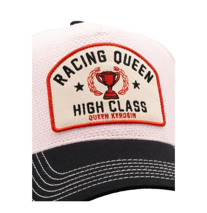 Queen Kerosin Trucker Straw Cap «Racing Queen»