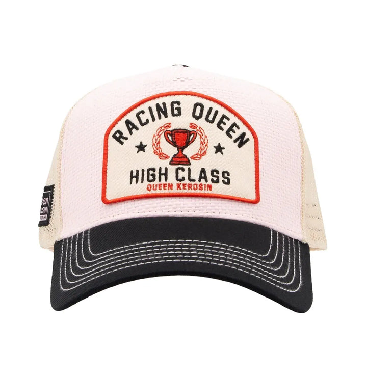 Queen Kerosin Trucker Straw Cap «Racing Queen»