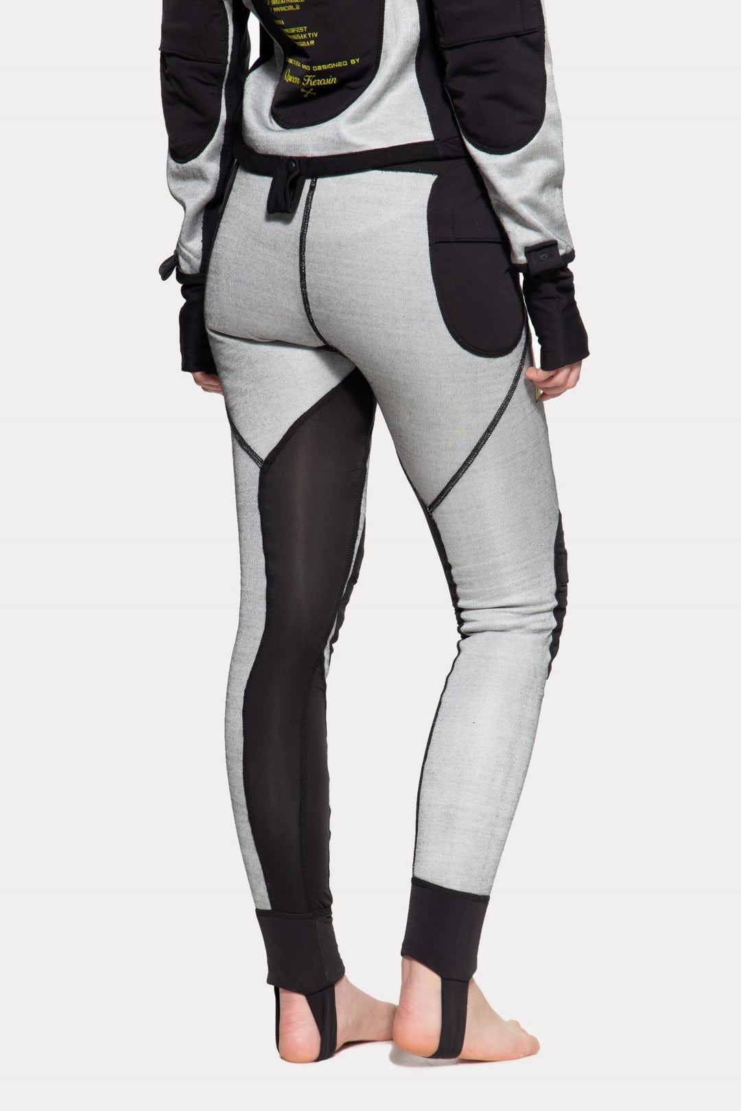 Queen Kerosin Motorradunterhose Kustombuilt Grau – Ansicht 2