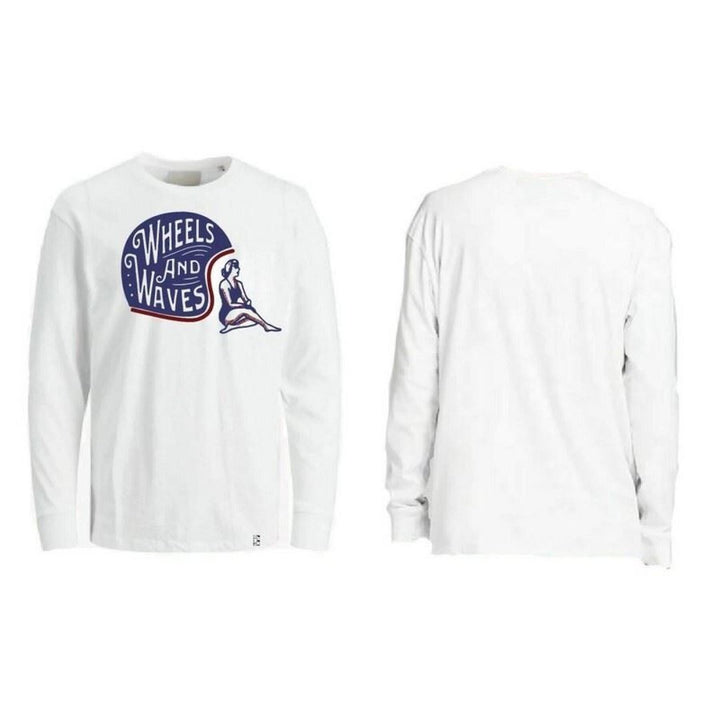 Wheels & Waves Longsleeve Jetgirl Weiss