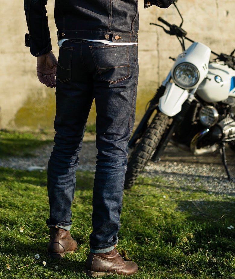 Bolid'ster Jeans Motorradhose Hip’ster Indigo