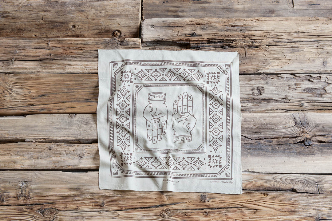 Shangri-La Heritage “The Hand of Perception” Navajo Bandana